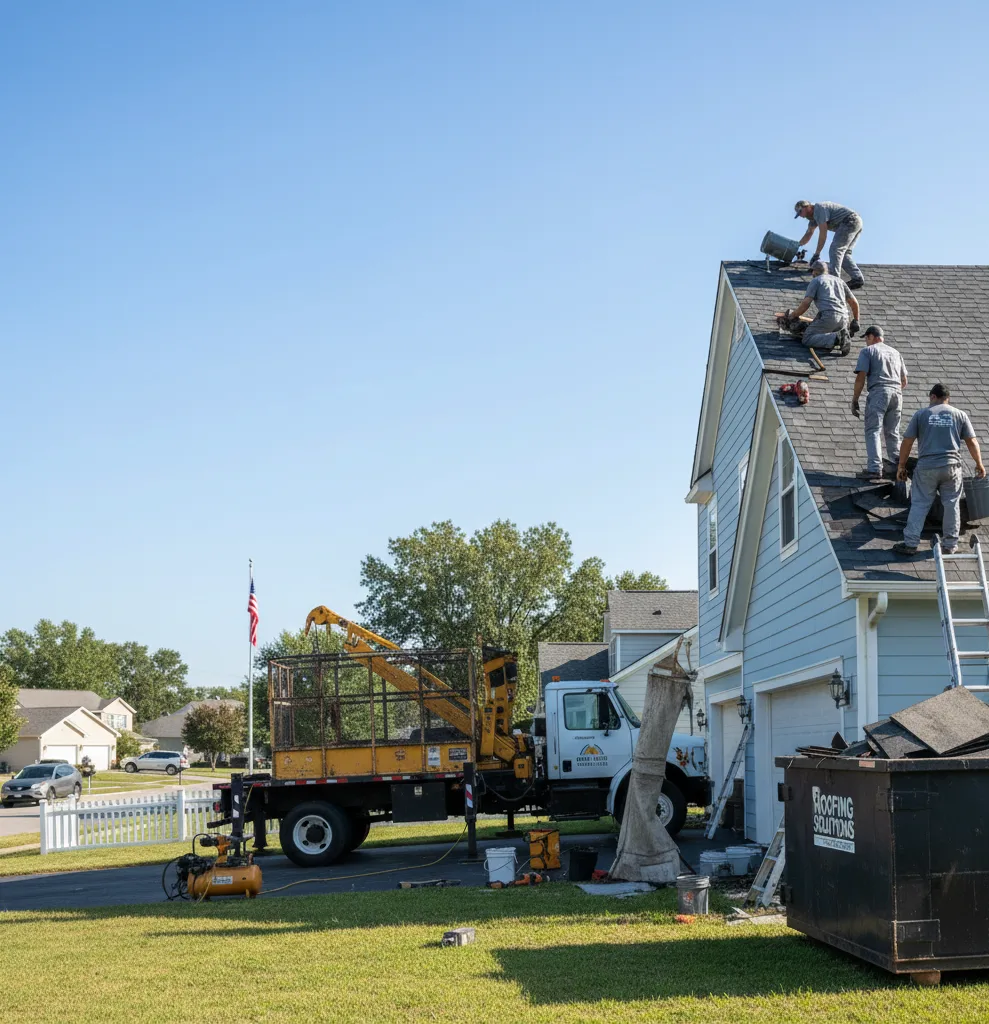 Roof Repair in Mackinaw